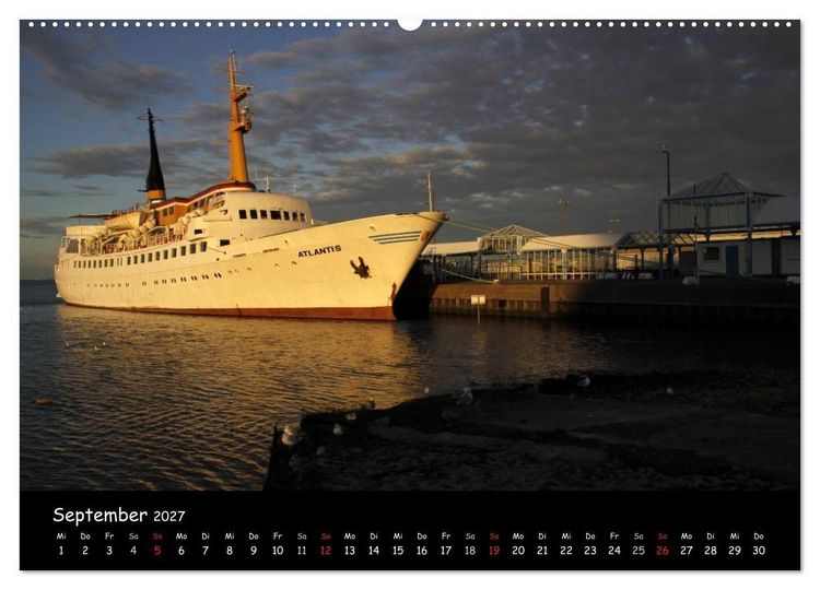 Produktbild: An der Nordseek&uuml;ste... (hochwertiger Premium Wandkalender 2027 DIN A2 quer), Kunstdruck in Hochglanz