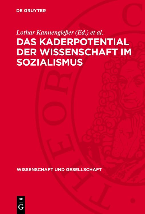 Produktbild: Das Kaderpotential der Wissenschaft im Sozialismus