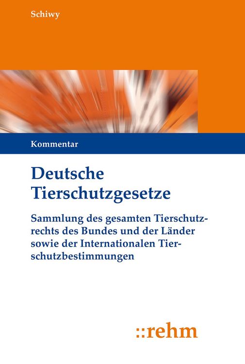 Produktbild: Deutsche Tierschutzgesetze