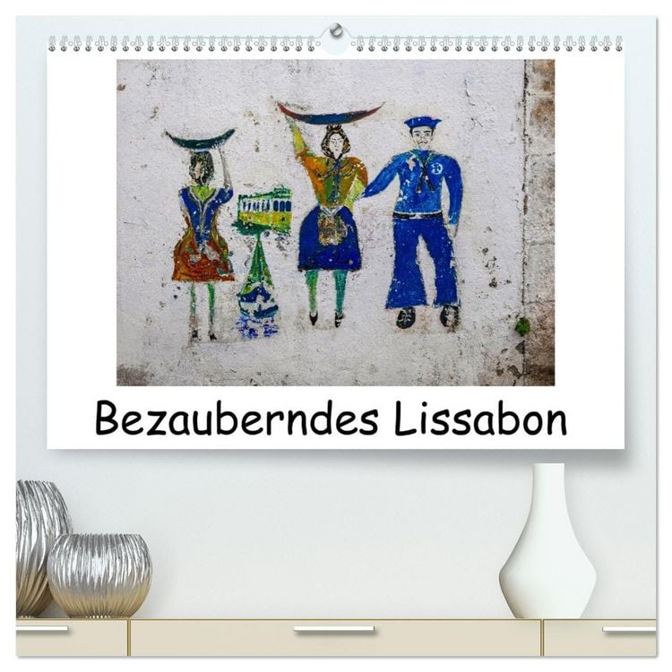 Produktbild: Bezauberndes Lissabon (hochwertiger Premium Wandkalender 2026 DIN A2 quer), Kunstdruck in Hochglanz