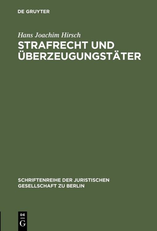 Produktbild: Strafrecht und &Uuml;berzeugungst&auml;ter