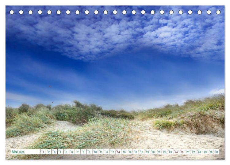 Produktbild: Schillig und Horumersiel - Im Wangerland unterwegs (Tischkalender 2026 DIN A5 quer), CALVENDO Monatskalender