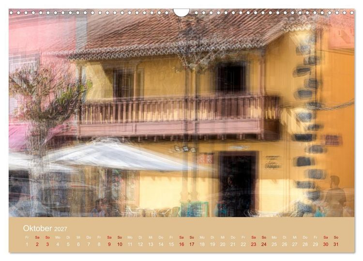 Produktbild: Architektur der Kanaren - Fotografie trifft Impressionismus (Wandkalender 2027 DIN A3 quer), CALVENDO Monatskalender