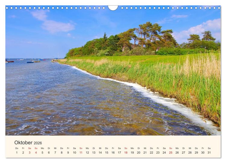 Produktbild: Ummanz - Naturparadies in der R&uuml;gener Boddenlandschaft (Wandkalender 2026 DIN A3 quer), CALVENDO Monatskalender
