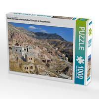 Produktbild: CALVENDO Puzzle Blick &uuml;ber das malerische Dorf Cavusin in Kappadokien | 1000 Teile Lege-Gr&ouml;&szlig;e 64x48cm Foto-Puzzle f&uuml;r gl&uuml;ckliche Stunden