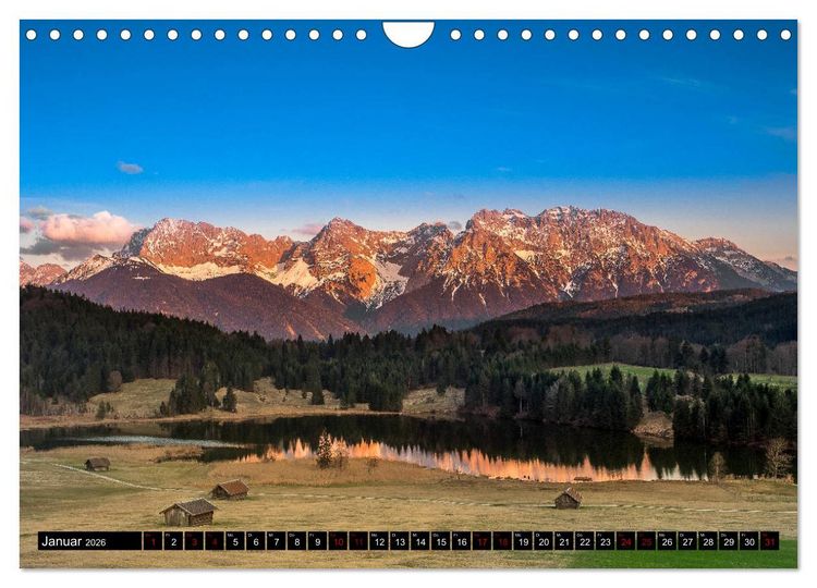 Produktbild: Traumhafte Alpen (Wandkalender 2026 DIN A4 quer), CALVENDO Monatskalender