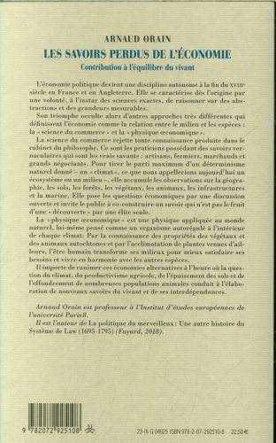 Produktbild: Les savoirs perdus de l'&eacute;conomie