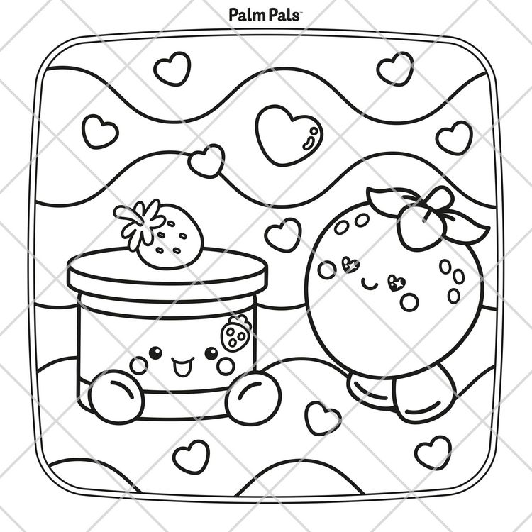 Produktbild: Palm Pals Best Friends: A Cute and Cosy Colouring Book
