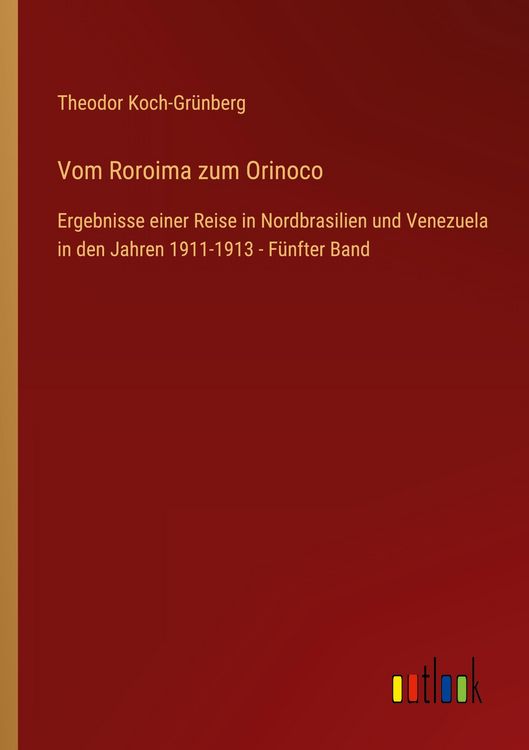 Produktbild: Vom Roroima zum Orinoco
