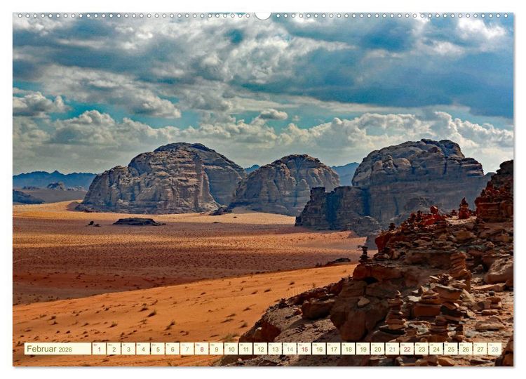 Produktbild: Urlaub in JORDANIEN (Wandkalender 2026 DIN A2 quer), CALVENDO Monatskalender