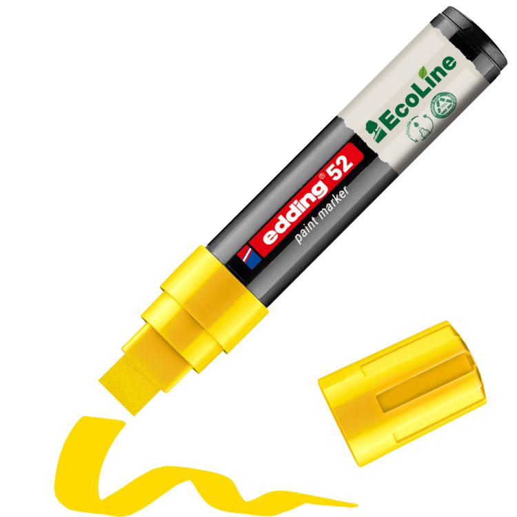 Produktbild: Edding 52 EcoLine 4-52-005 Lackmarker Gelb 4 mm, 15mm