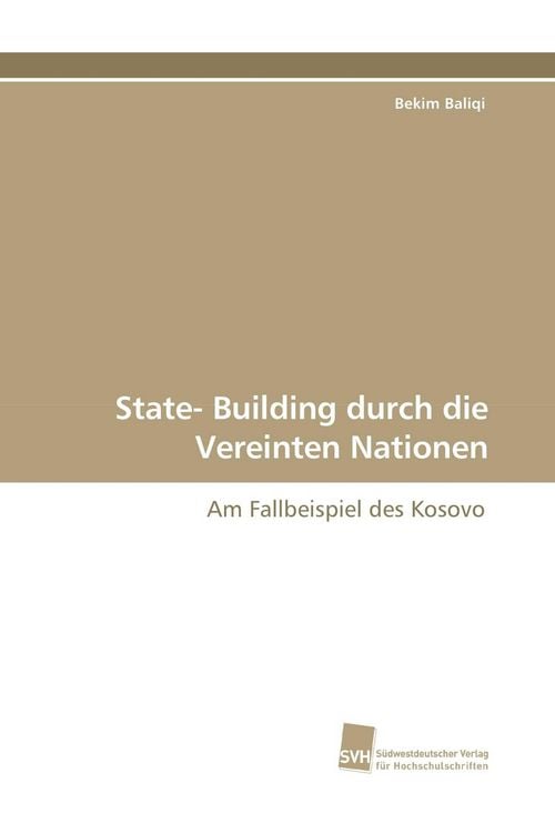 Produktbild: State- Building durch die Vereinten Nationen
