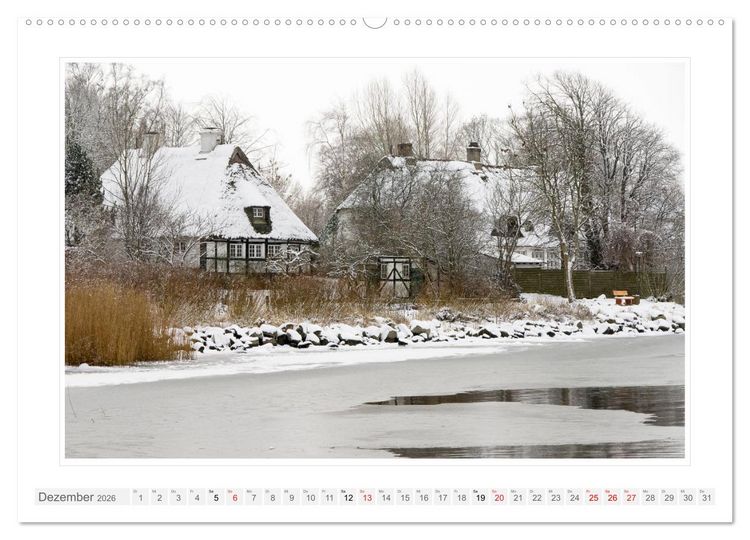 Produktbild: Rund um die Schlei (Wandkalender 2026 DIN A2 quer), CALVENDO Monatskalender