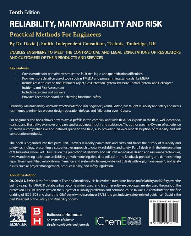 Produktbild: Reliability, Maintainability and Risk