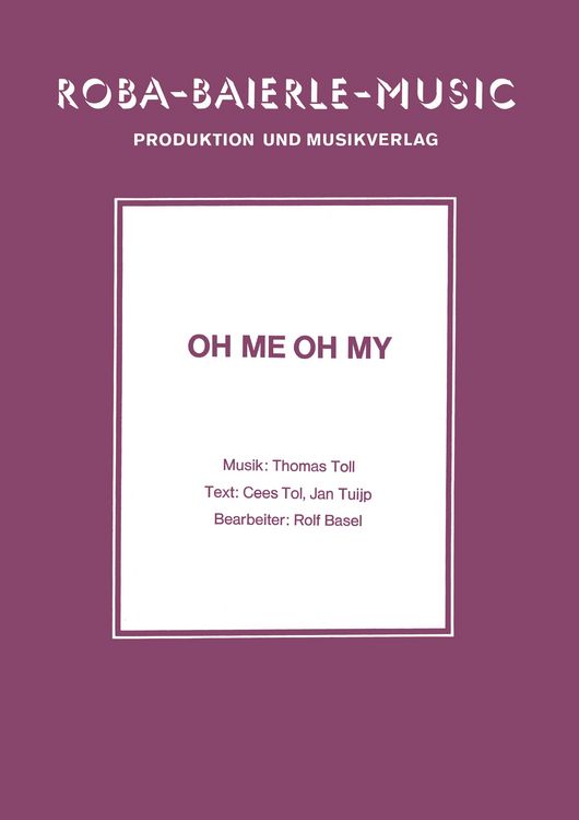 Produktbild: Oh Me Oh My