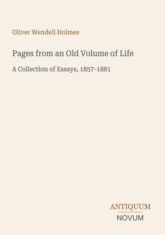 Produktbild: Pages from an Old Volume of Life