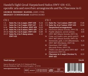 Produktbild: H&auml;ndel's 8 Great Harpsichord Suites HWV 426-433