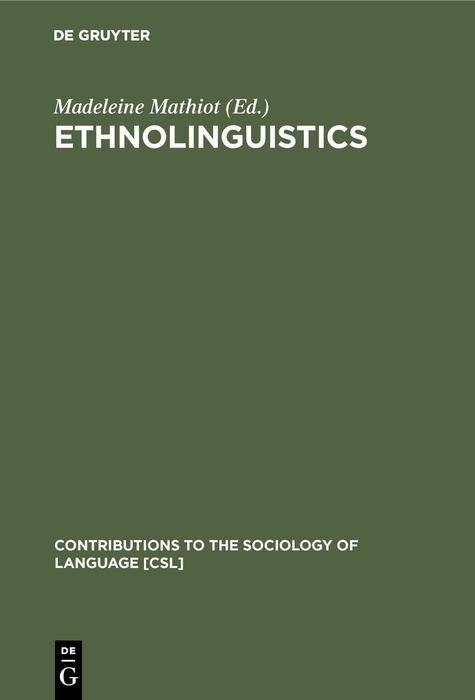 Produktbild: Ethnolinguistics