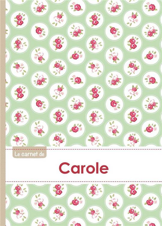 Produktbild: Le carnet de carole lignes, 96p,