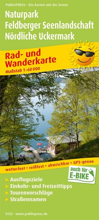 Produktbild: Naturpark Feldberger Seenlandschaft - Nördliche Uckermark 1:60 000