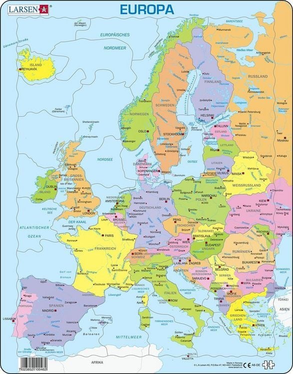Produktbild: Europa (politisch) (Kinderpuzzle)