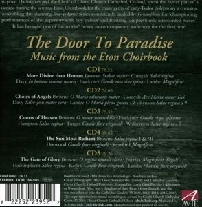 Produktbild: The Door to Paradise: Music from the Eton Choirboo