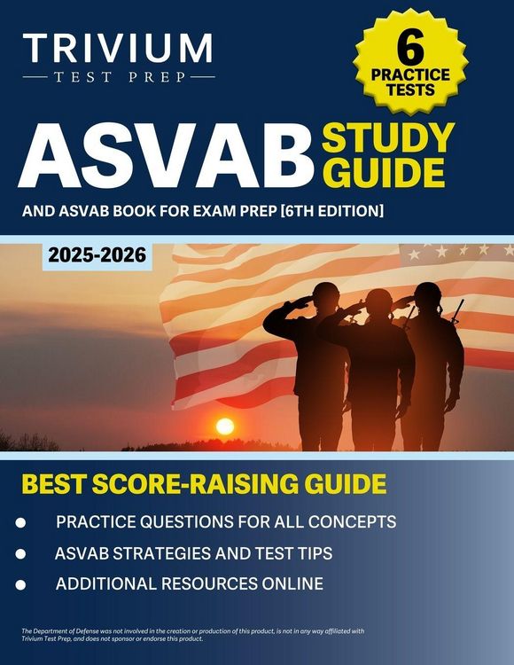 Produktbild: ASVAB Study Guide 2025-2026
