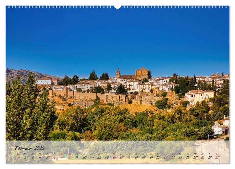 Produktbild: Ronda in Andalusien - Stadt auf einem Felsplateau (hochwertiger Premium Wandkalender 2026 DIN A2 quer), Kunstdruck in Hochglanz