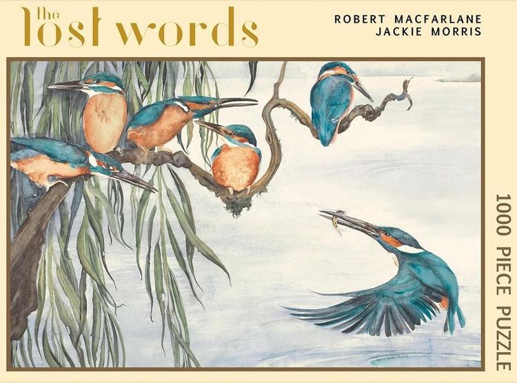 Produktbild: The Lost Words 1000 Piece Jigsaw Puzzle: Kingfisher