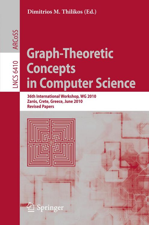 Produktbild: Graph-Theoretic Concepts in Computer Science
