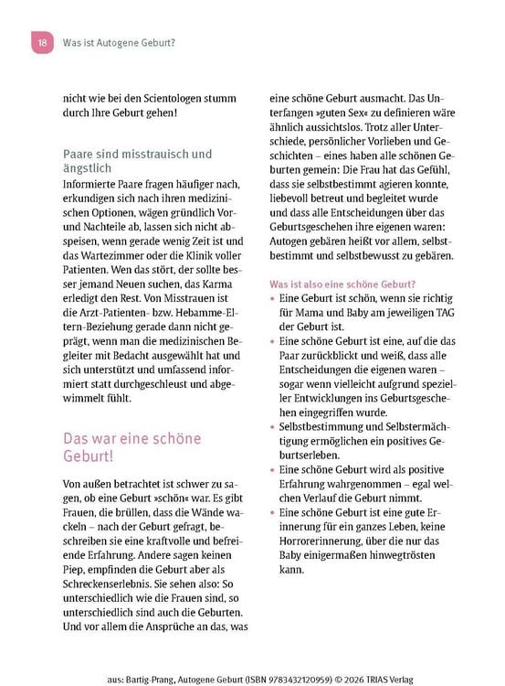 Produktbild: Autogene Geburt