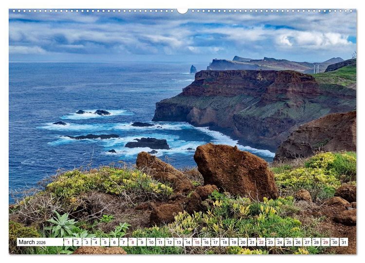 Produktbild: Madeira island of eternal spring (High Quality Premium Wall Calendar 2026 DIN A2 landscape),CALVENDO 12 Month Wall Calendar