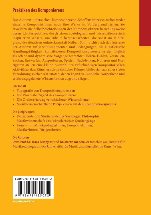 Produktbild: Praktiken des Komponierens