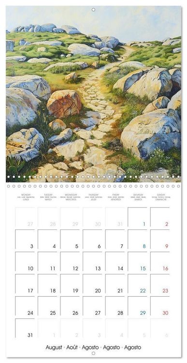 Produktbild: Artistic Paths (Wall Calendar 2026 12 &times; 12 Inch) CALVENDO 12 Month Wall Calendar