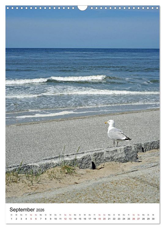 Produktbild: Norderney - Inselliebe (Wandkalender 2026 DIN A3 hoch), CALVENDO Monatskalender