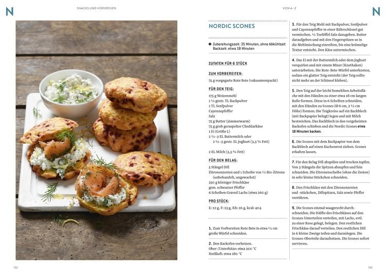 Snacks und Vorspeisen von A–Z
