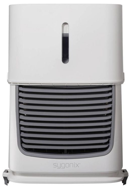 Produktbild: Sygonix Luftk&uuml;hler 80 W (L x B x H) 400 x 300 x 850 mm Wei&szlig; LED-Display, mit Fernbedienung, Oszillierend, Timer