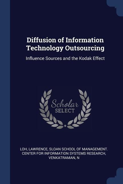 Produktbild: Diffusion of Information Technology Outsourcing