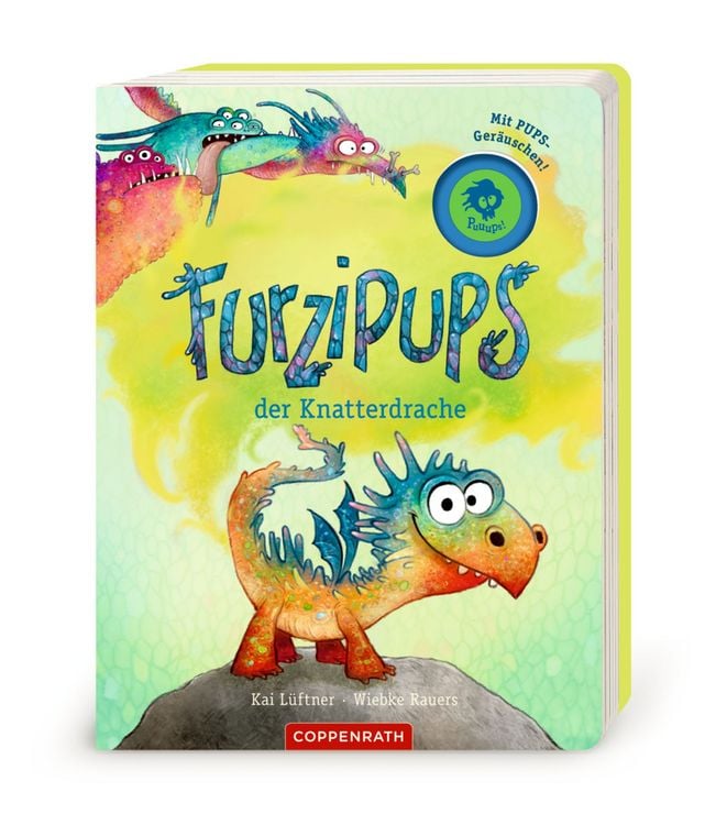 Produktbild: Furzipups, der Knatterdrache (Pappbilderbuch)