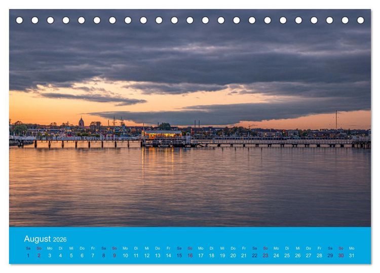 Produktbild: An der Kieler F&ouml;rde (Tischkalender 2026 DIN A5 quer), CALVENDO Monatskalender