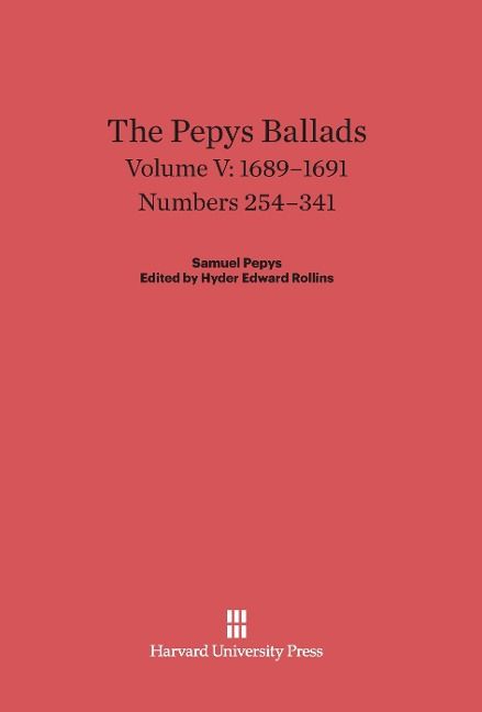 Produktbild: The Pepys Ballads, Volume V, (1689-1691)