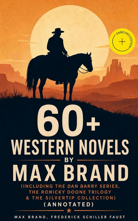 Produktbild: 60+ Western Novels by Max Brand (Including The Dan Barry Series, The Ronicky Doone Trilogy & The Silvertip Collection) (Annotated)