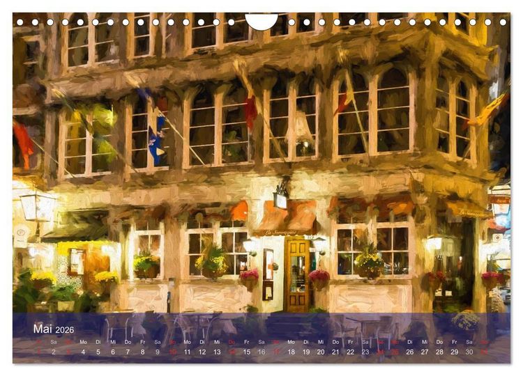 Produktbild: Montreal bei Nacht (Wandkalender 2026 DIN A4 quer), CALVENDO Monatskalender