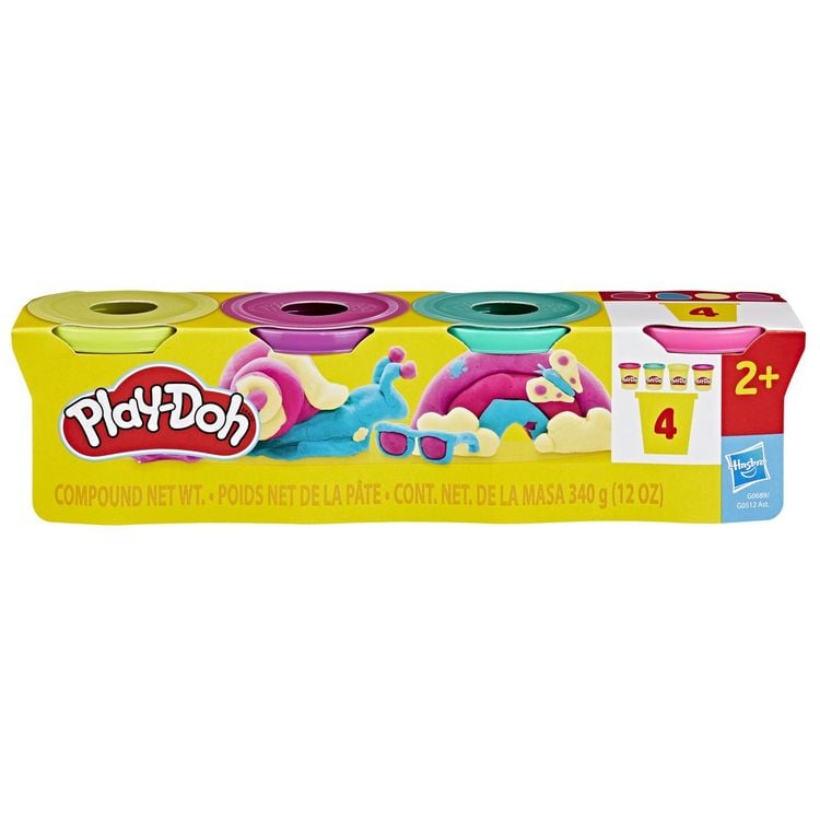Produktbild: Play-Doh Kr&auml;ftige Farben 4Er-Pack