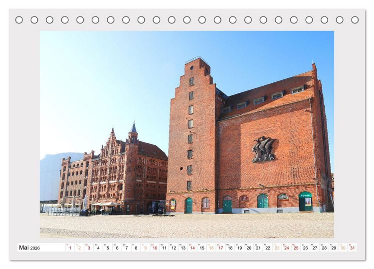 Produktbild: Stralsund genie&szlig;en (Tischkalender 2026 DIN A5 quer), CALVENDO Monatskalender