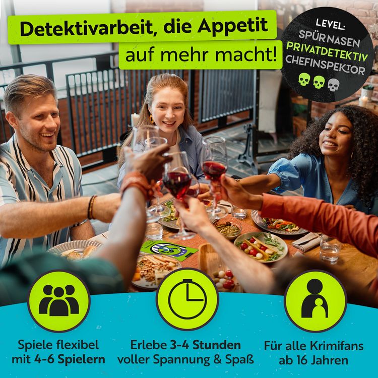 Produktbild: Gourmet Criminelle - Fatales Fu&szlig;ballfinale - Krimidinner