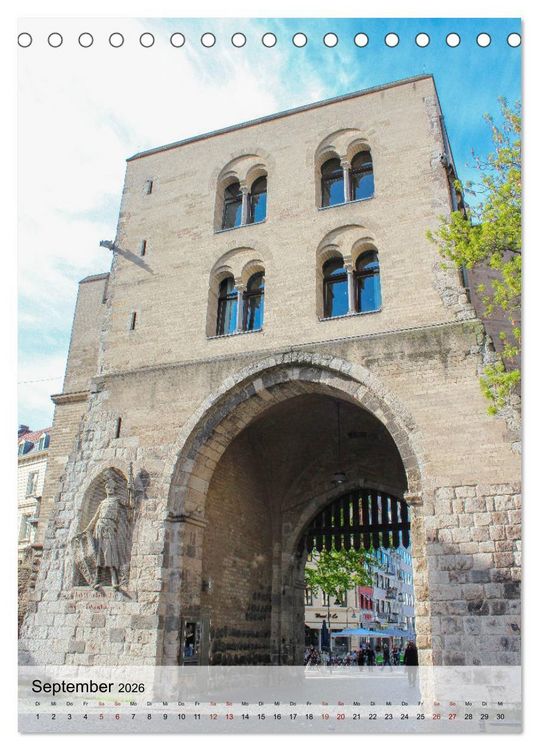 Produktbild: Altes K&ouml;ln (Tischkalender 2026 DIN A5 hoch), CALVENDO Monatskalender