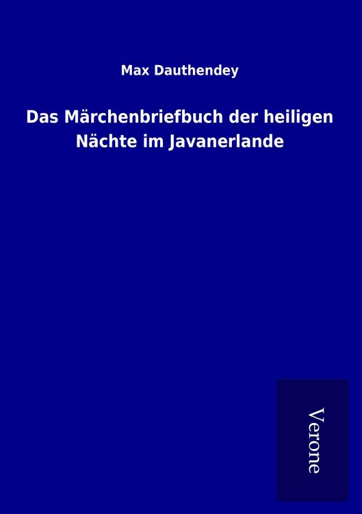 Produktbild: Das M&auml;rchenbriefbuch der heiligen N&auml;chte im Javanerlande