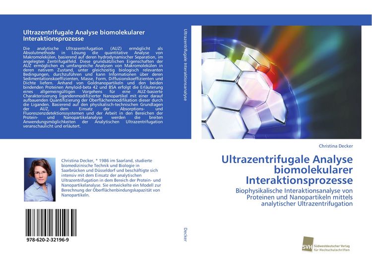 Produktbild: Ultrazentrifugale Analyse biomolekularer Interaktionsprozesse