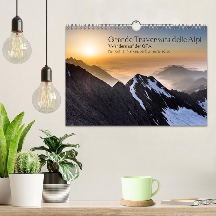 Produktbild: Grande Traversata delle Alpi - Wandern auf der GTA (Wandkalender 2026 DIN A4 quer), CALVENDO Monatskalender